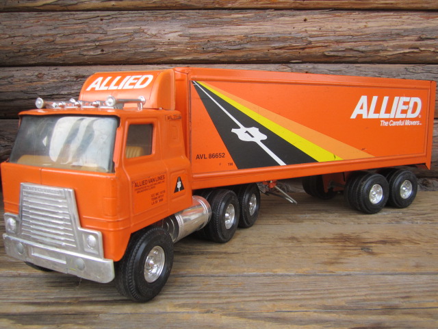 Vintage ERTLE Allied Van Lines Truck Trailer (PJ054) - 2000toys