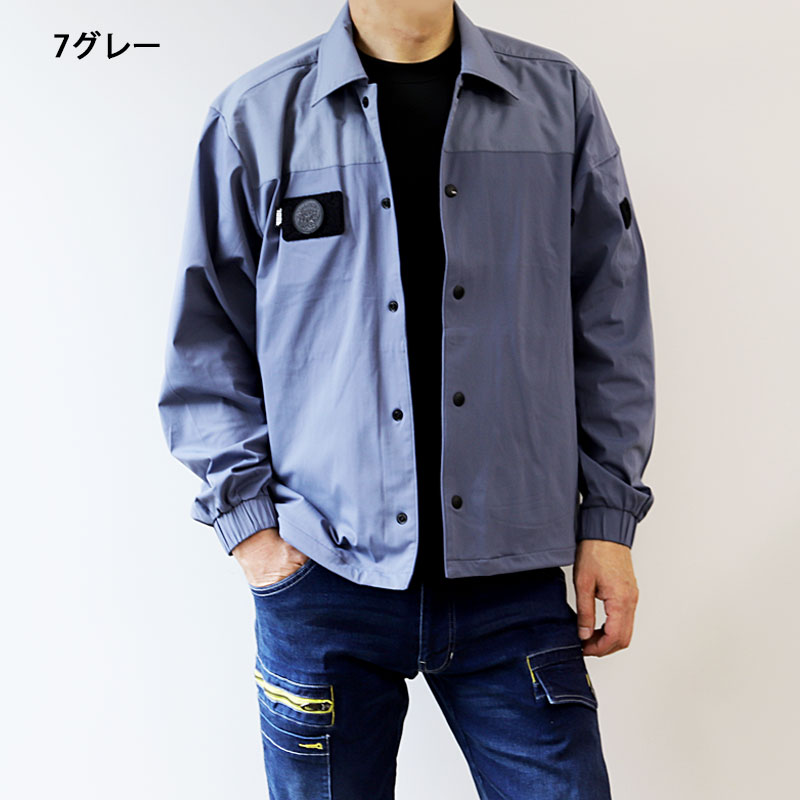 寅壱 5958-124 コーチジャケット 【ストレッチ】【SPEEDRYトリコット