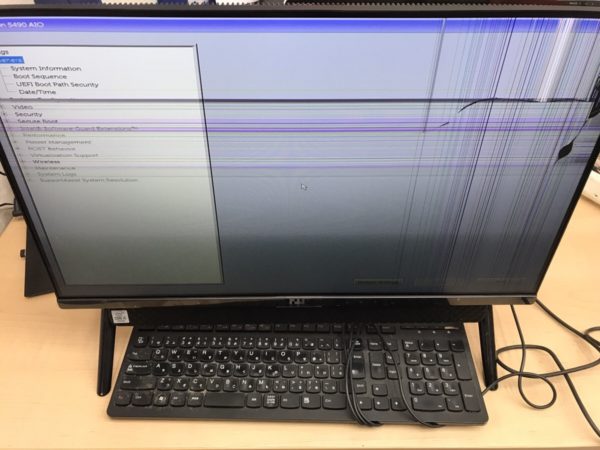 DELL 一体型PC Inspiron 5490AIO 液晶パネル交換 - パソコン修理