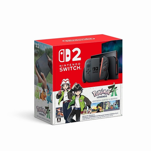Switch2と「Pokémon LEGENDS Z-A」のセット商品，抽選販売の受付を