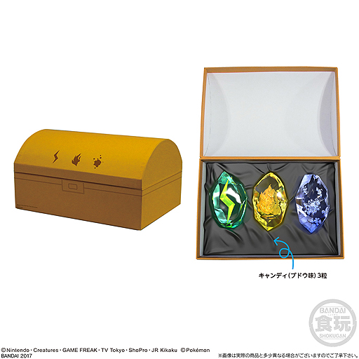 ポケモンの「進化のいし」をこだわりの仕様で立体化。専用箱に収めた