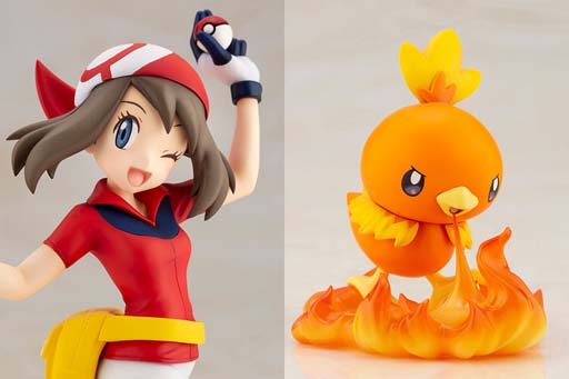 ARTFX J ，「ポケモン」フィギュアシリーズに“ ハルカ with アチャモ