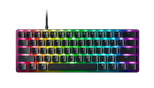 光学式キースイッチ採用のRazer製小型キーボード「Huntsman Mini」に