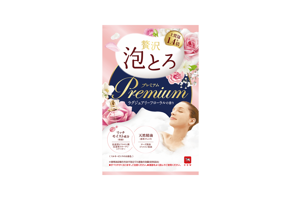 お湯物語 贅沢泡とろ プレミアム 入浴料 ラグジュアリーフローラルの