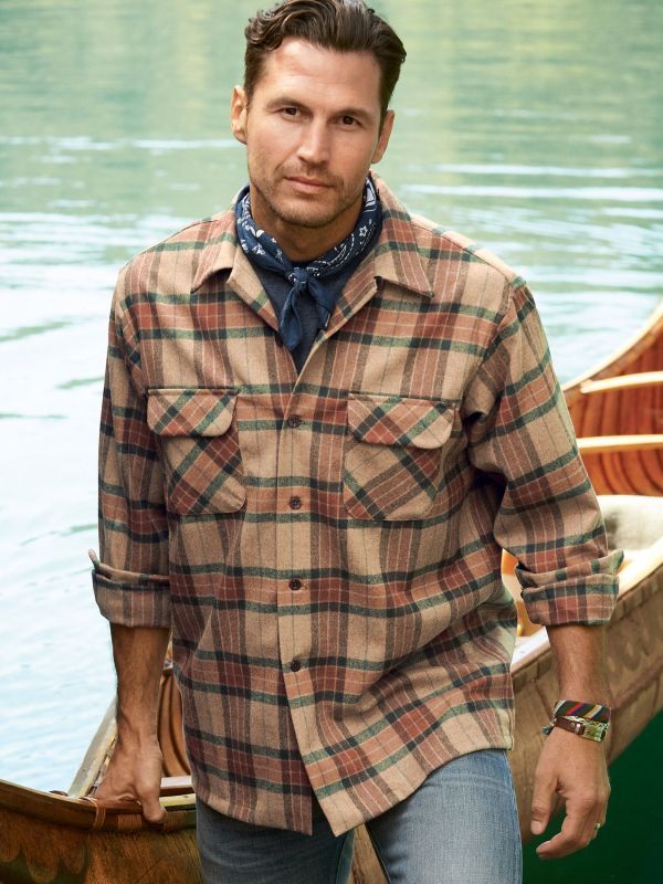 ペンドルトン ウールデニム ボードシャツ（ブルーデニム）S/Pendleton