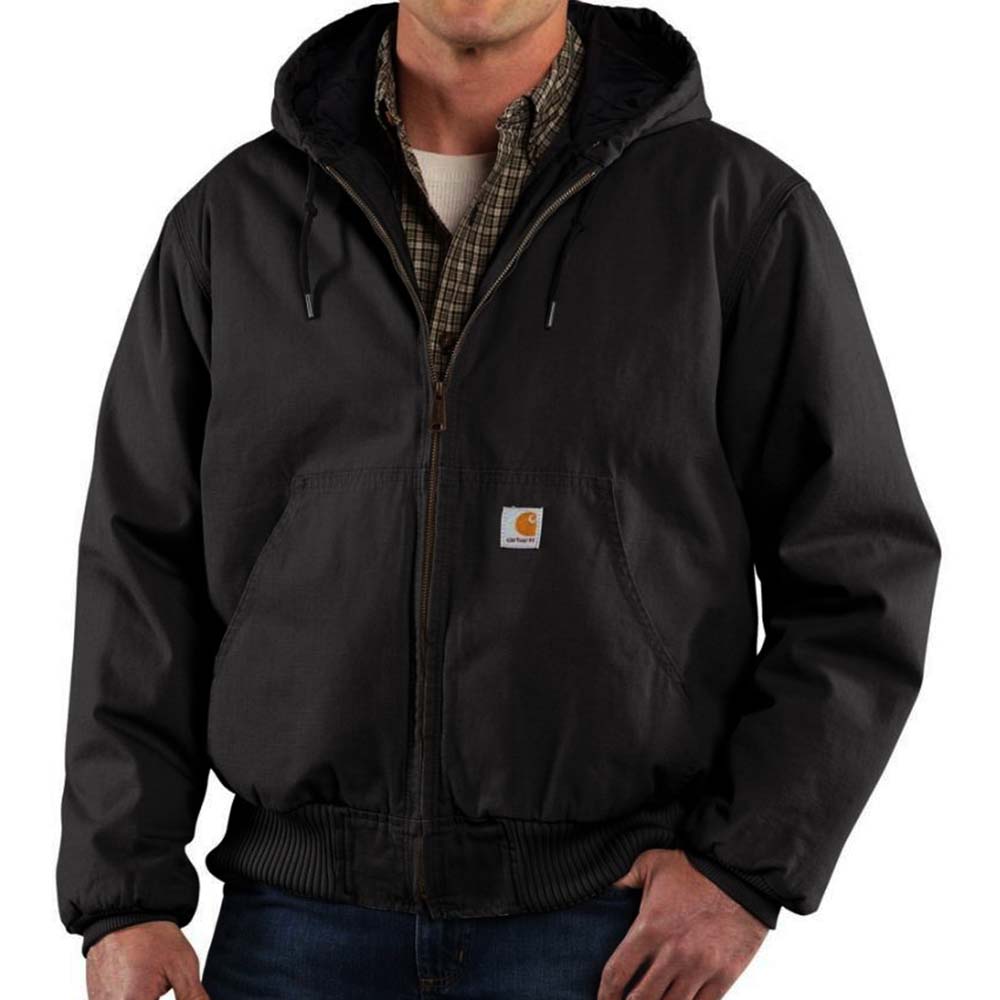 カーハート リップストップ アクティブ ジャケット（ブラック）S