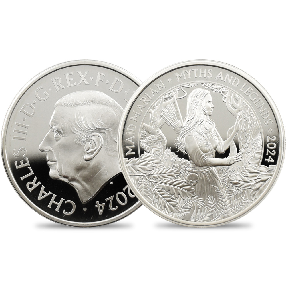 2024 チャールズ3世 神話と伝説シリーズ第5弾 乙女マリアン 2ポンド1