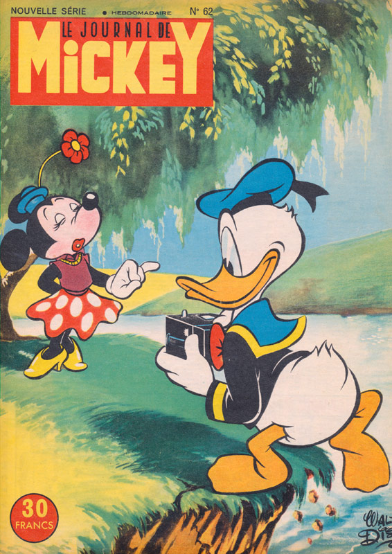 Journal de Mickey - Vintage French Magazine Covers 1952-1969