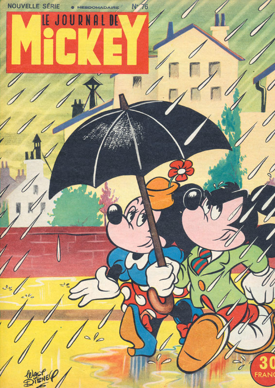 Journal de Mickey - Vintage French Magazine Covers 1952-1969
