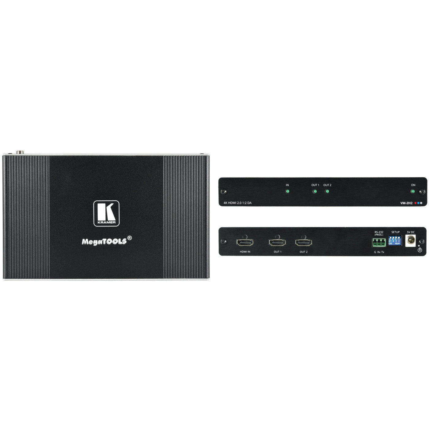 Kramer VM-2H2 1:2 4K HDMI Distribution Amplifier - HDMI Splitter