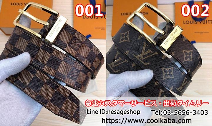 ルイヴィトン ベルト ダミエ モノグラム LOUIS VUITTON レザーベルト