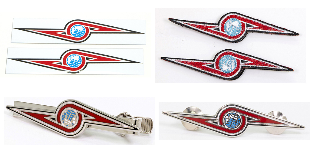 予約開始]『ウルトラセブン』ウルトラ警備隊ネクタイピン、ピンズ