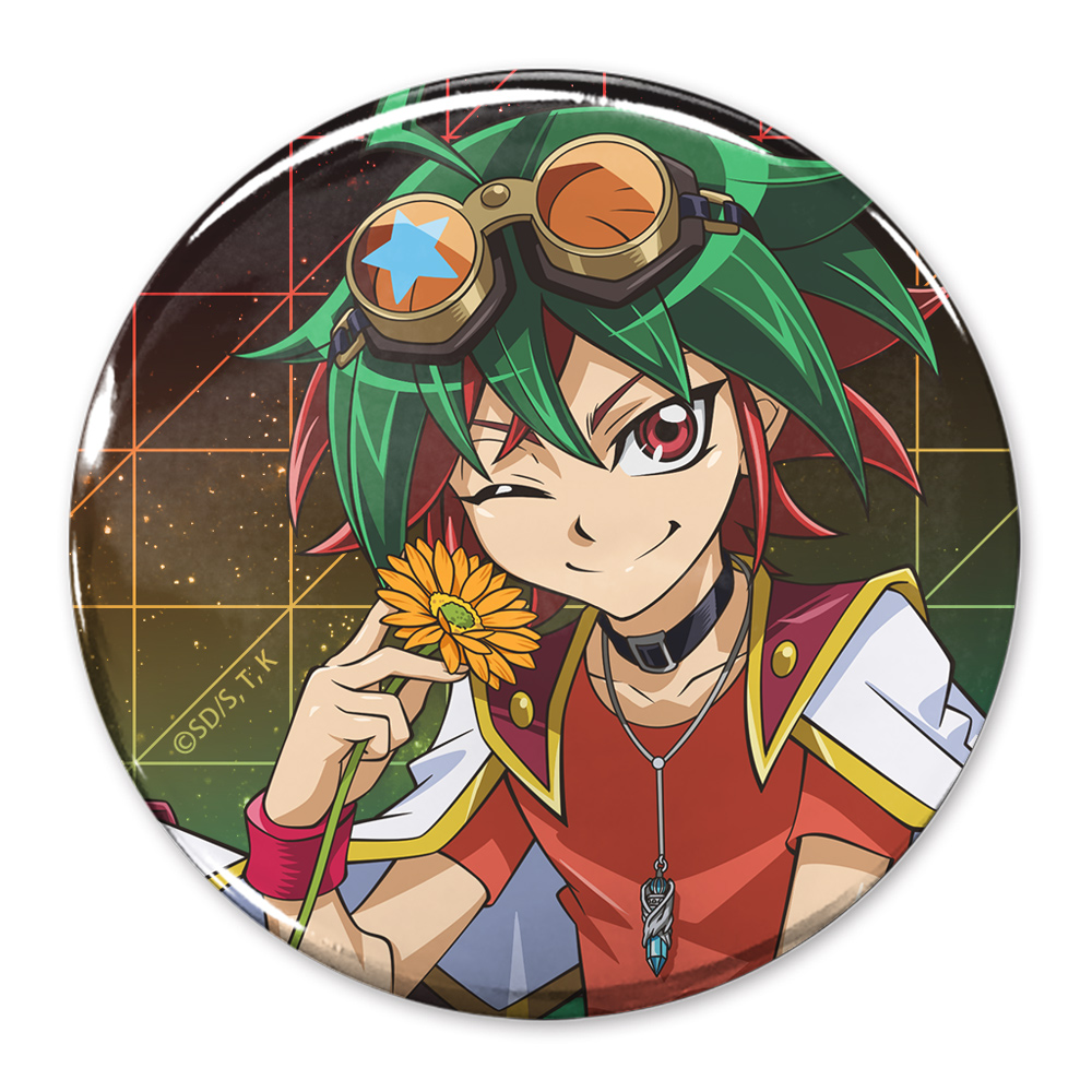 描き下ろし ユーゴ 65mm缶バッジ 一輪のゆらめきVer. [遊☆戯☆王ARC-V