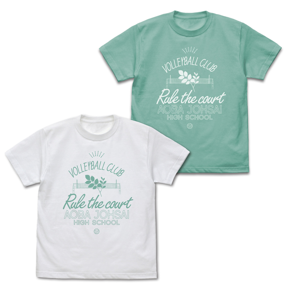 青葉城西高校バレーボール部 アイコンマークカレッジ Tシャツ