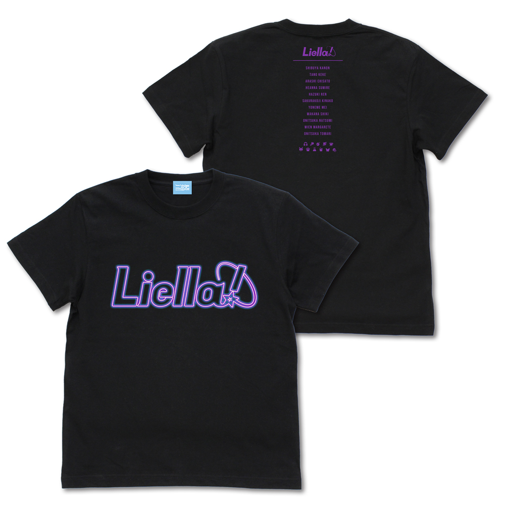 Liella! ネオンサインロゴ Tシャツ [ラブライブ！スーパースター