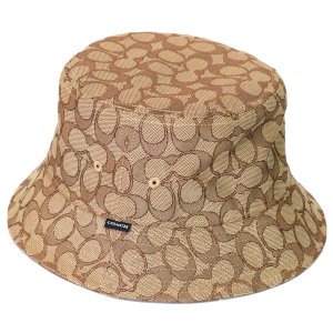 COACH】コーチ コットン ポリエステル レザー シグネチャー ジャン