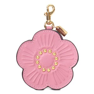 COACH】コーチ キーホルダー バッグ ラメ 星 スター レザー ミニ