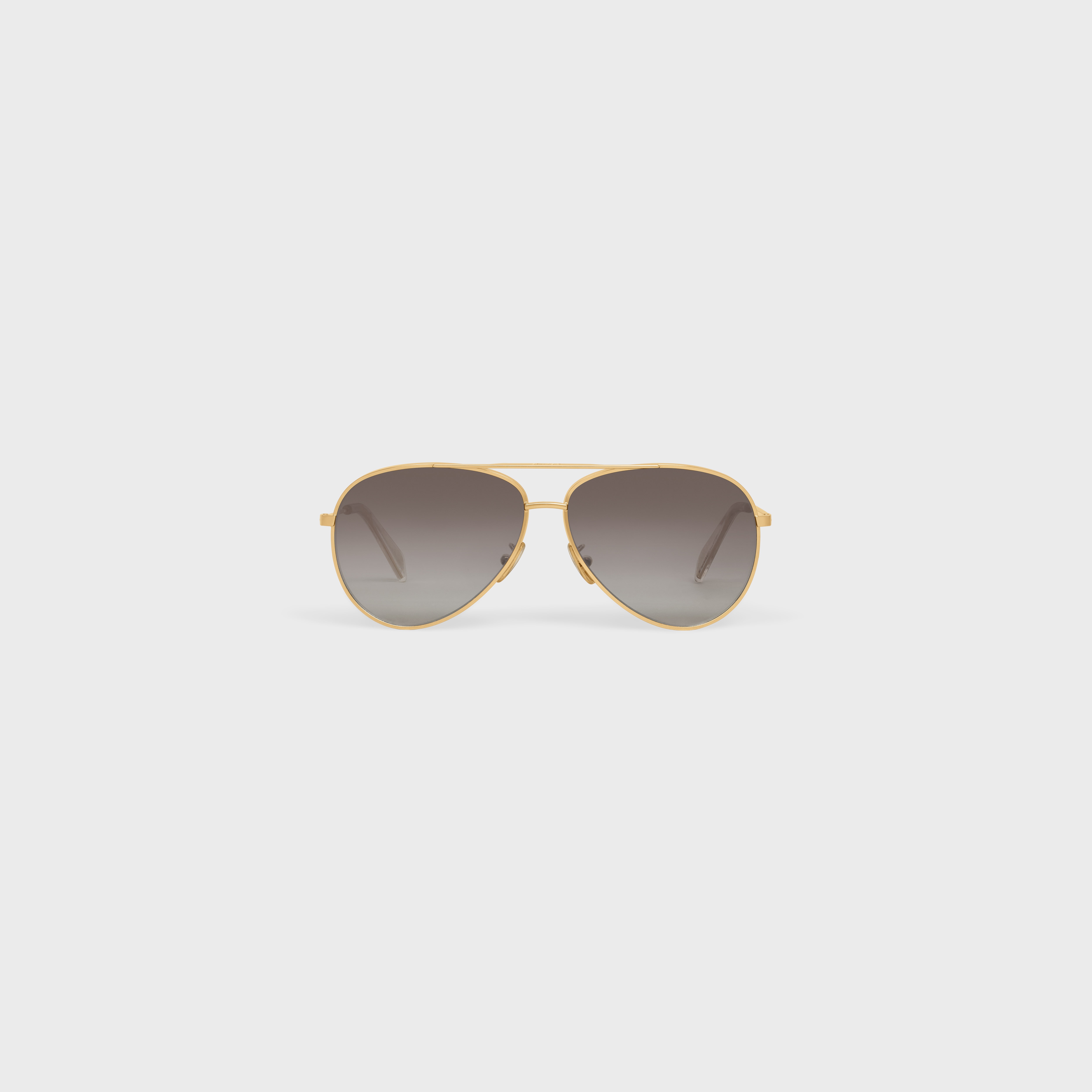 METAL FRAME 01 SUNGLASSES IN METAL WITH POLARIZED LENSES - Gold