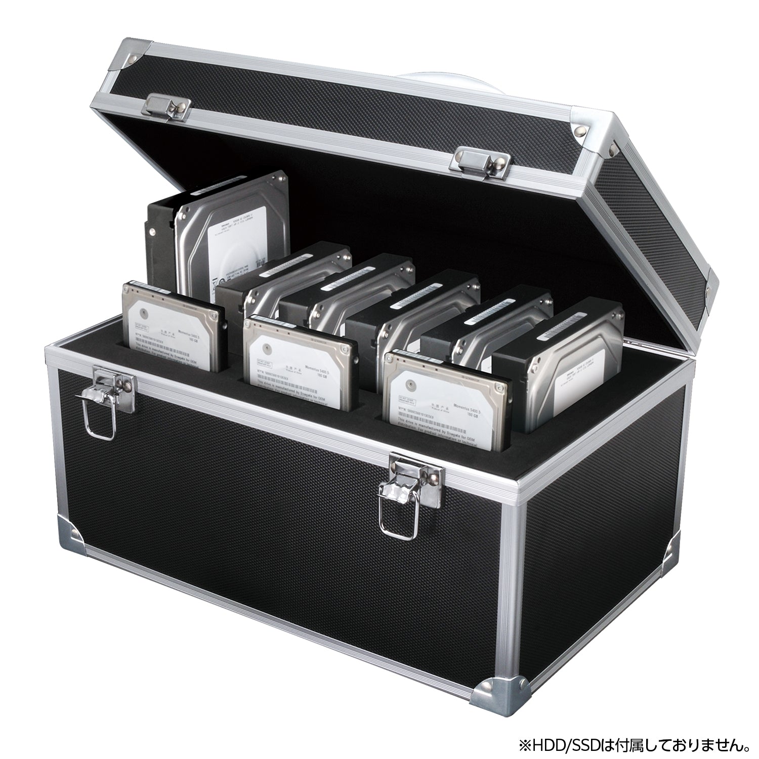 裸族のハードなケース（3.5インチHDD×6台＋2.5インチHDD/SSD×3台収納