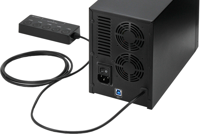 裸族のカプセルホテル 5Bay V2 (CRCH535U3ISC2) ハードディスク（HDD