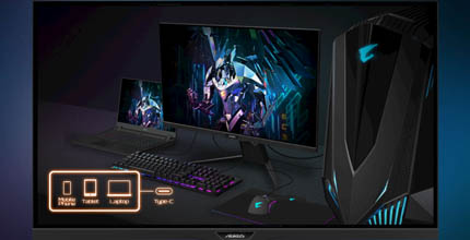 AORUS FO48U | GIGABYTE 47.53インチ 4K ゲーミングディスプレイ