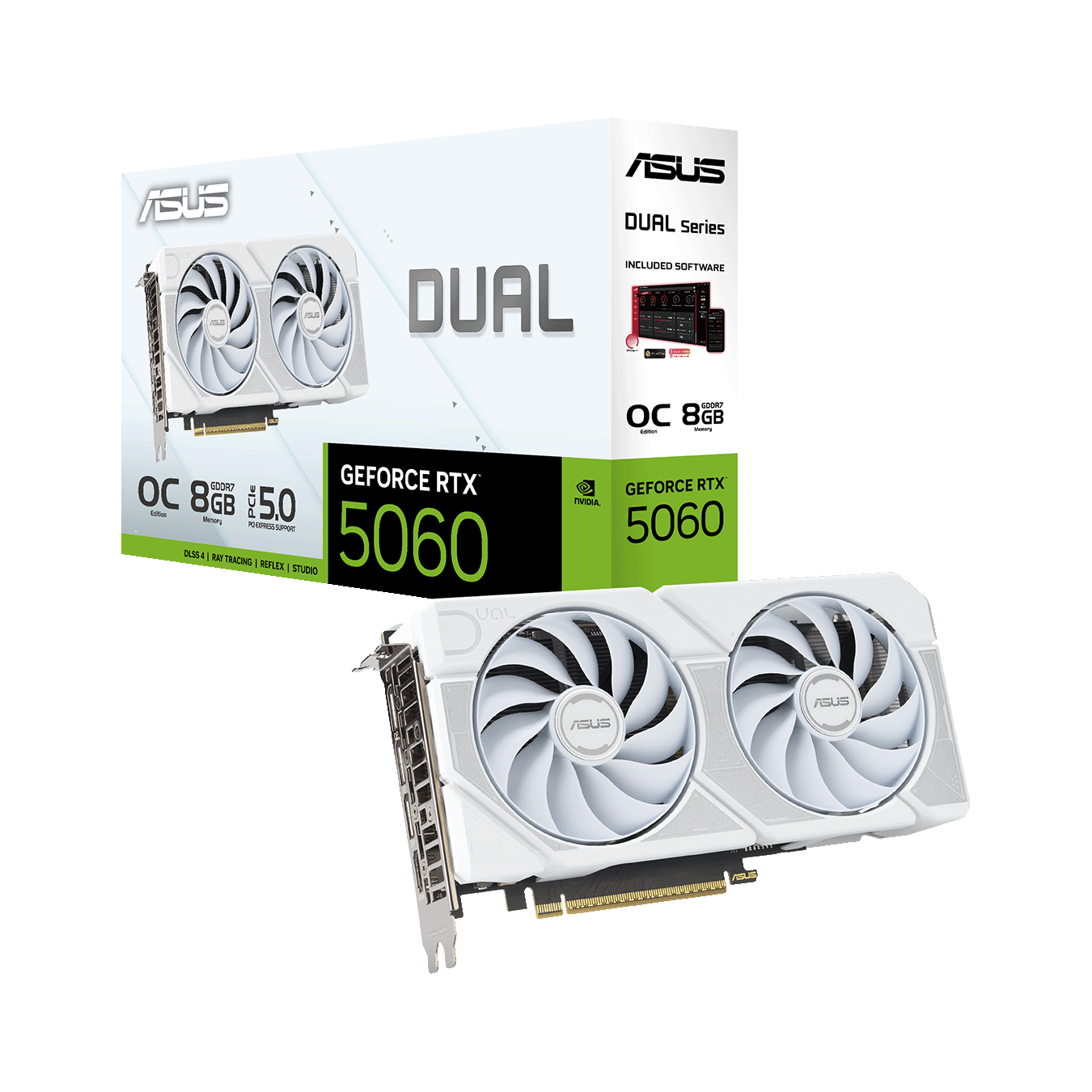 DUAL-RTX5060-O8G-WHITE | DUAL-RTX5060-O8G-WHITE | ASUS(エイスース
