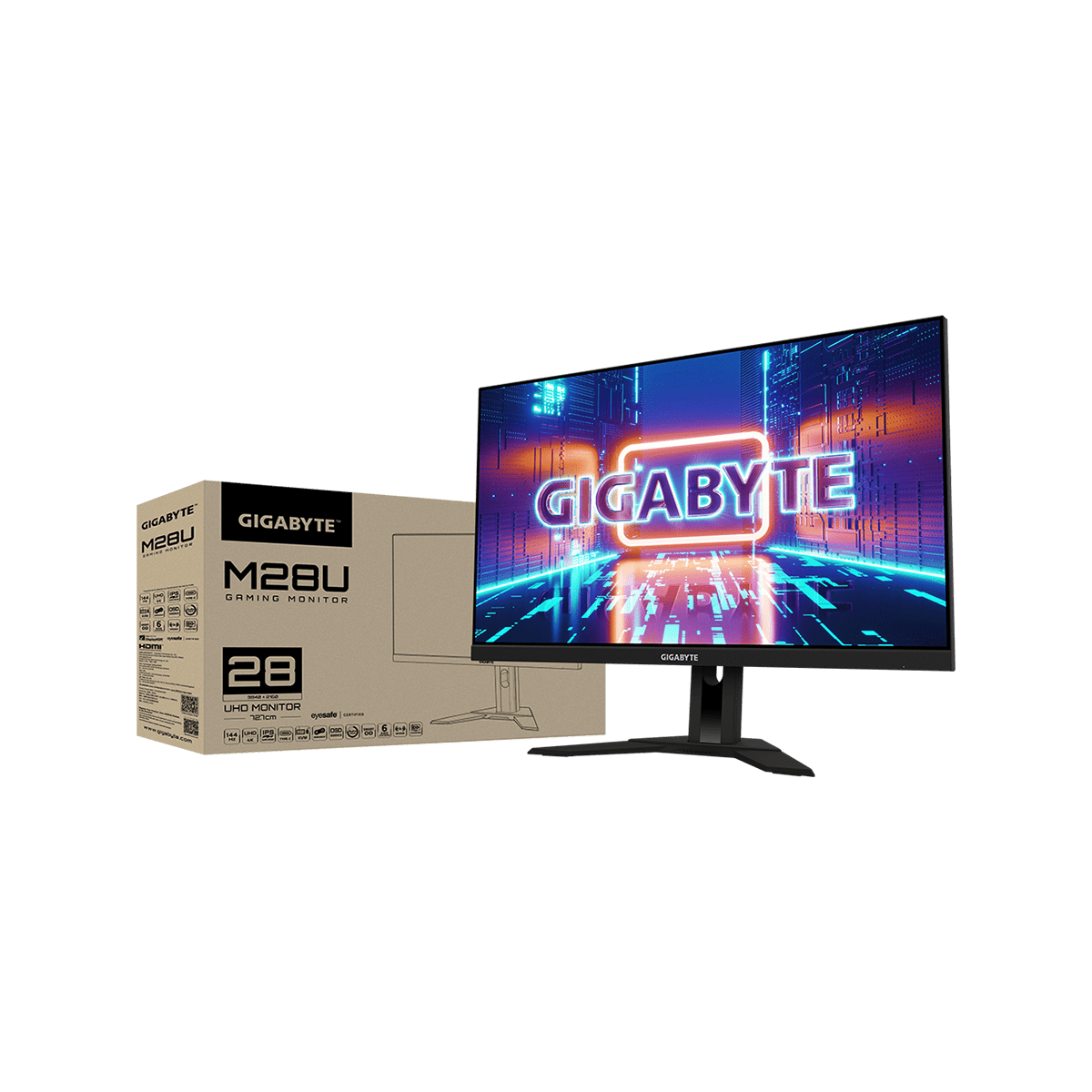 GIGABYTE M28U | GIGABYTE 28インチ UHD ゲーミングディスプレイ