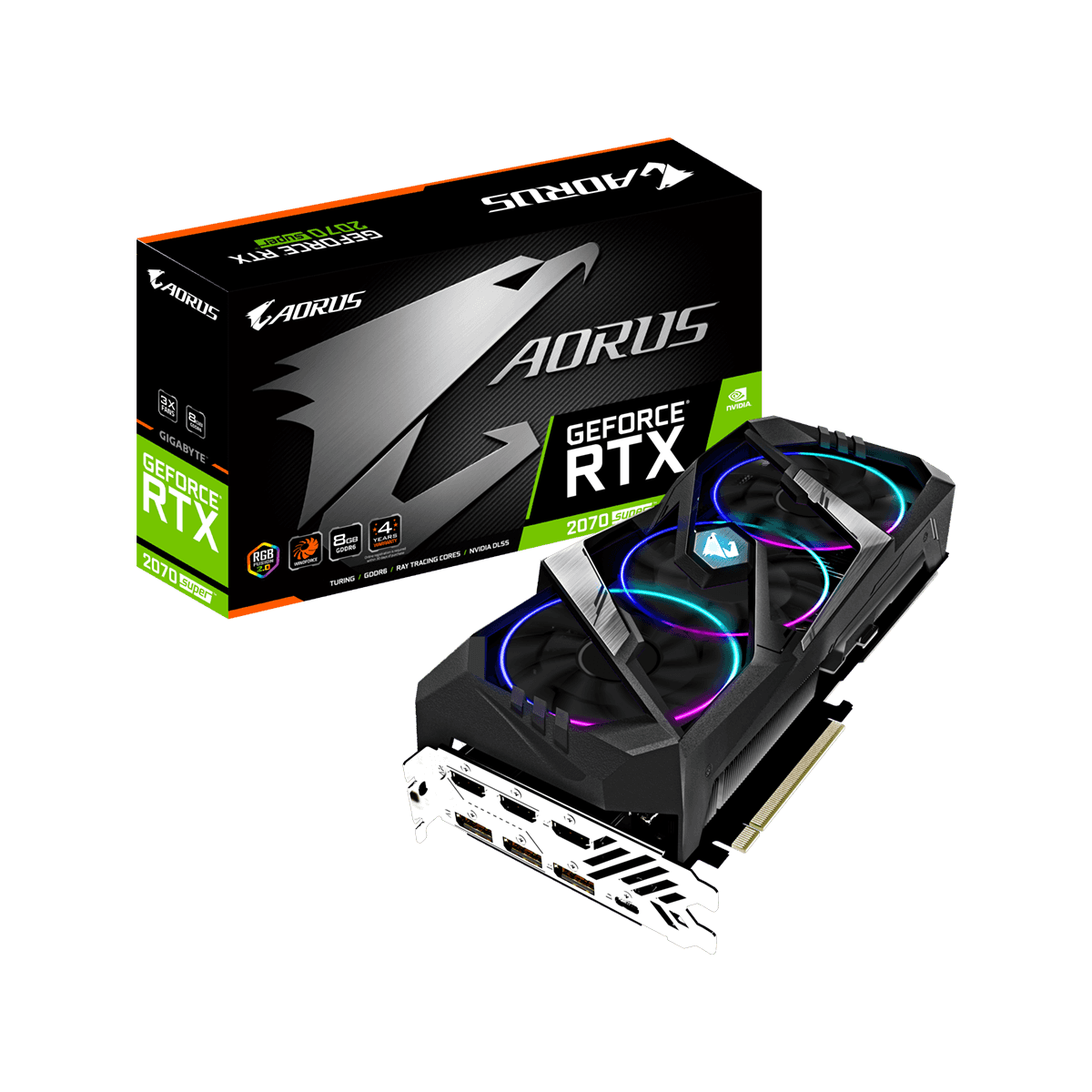 GV-N207SAORUS-8GC | GIGABYTE NVIDIA GEFORCE RTX 2070 Super 搭載
