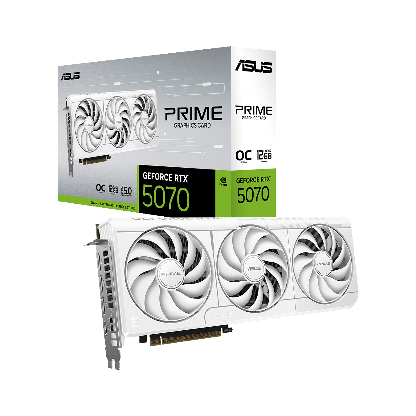 PRIME-RTX5070-O12G-WHITE | PRIME-RTX5070-O12G-WHITE | ASUS