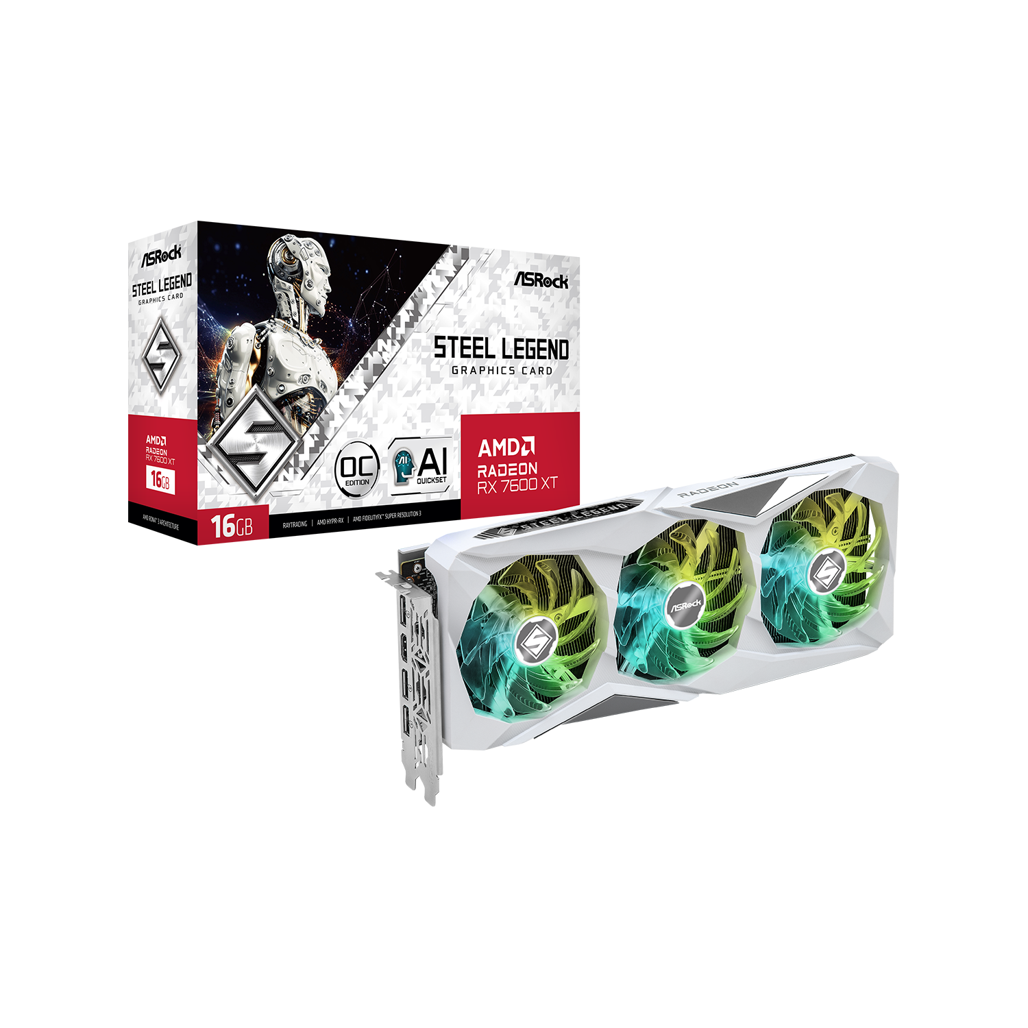 RX7600XT SL 16GO | RX7600XT SL 16GO | ASRock(アスロック) Radeon RX