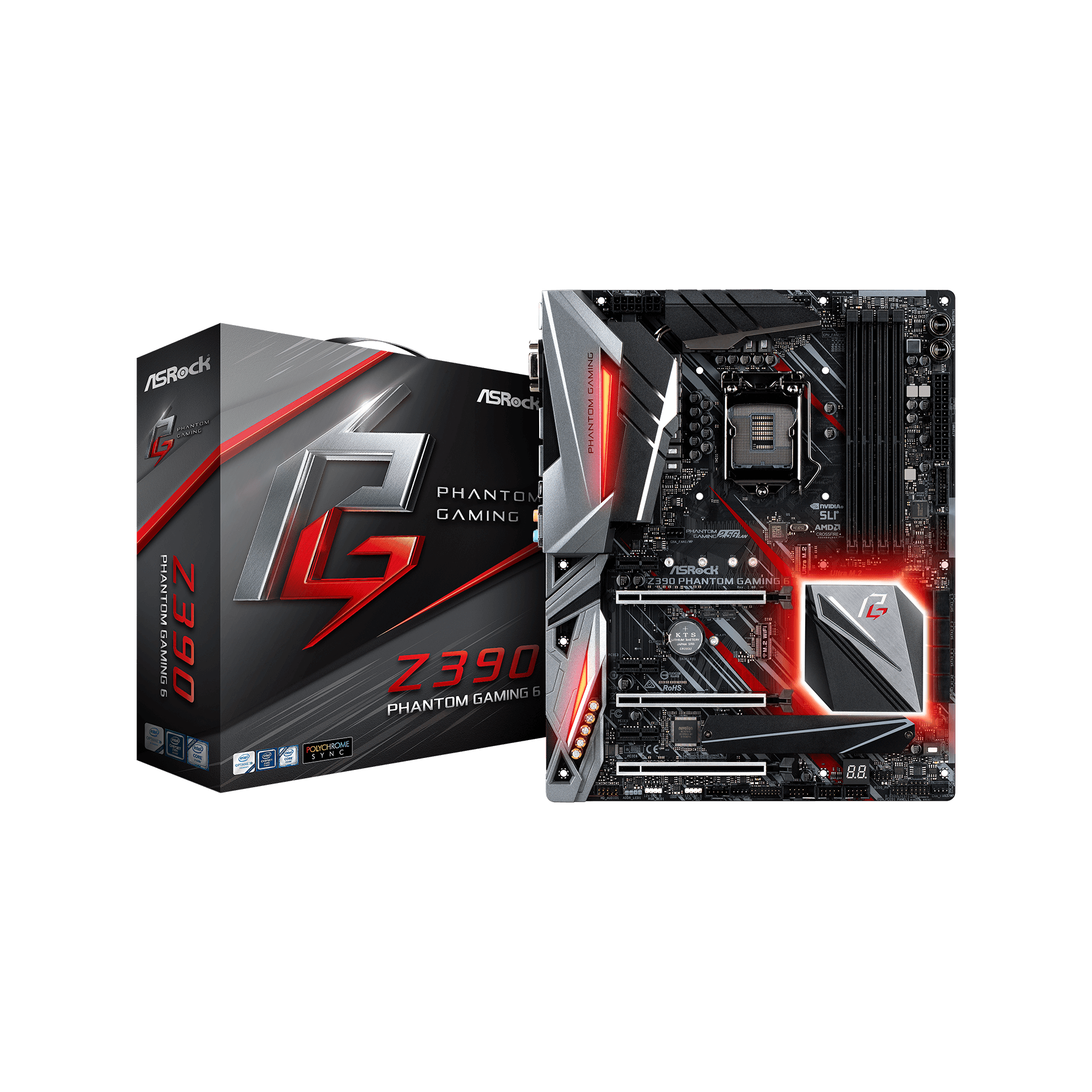 Z390 Phantom Gaming 6 | ASRock(アスロック) LGA1151 Intel Z390 ATX
