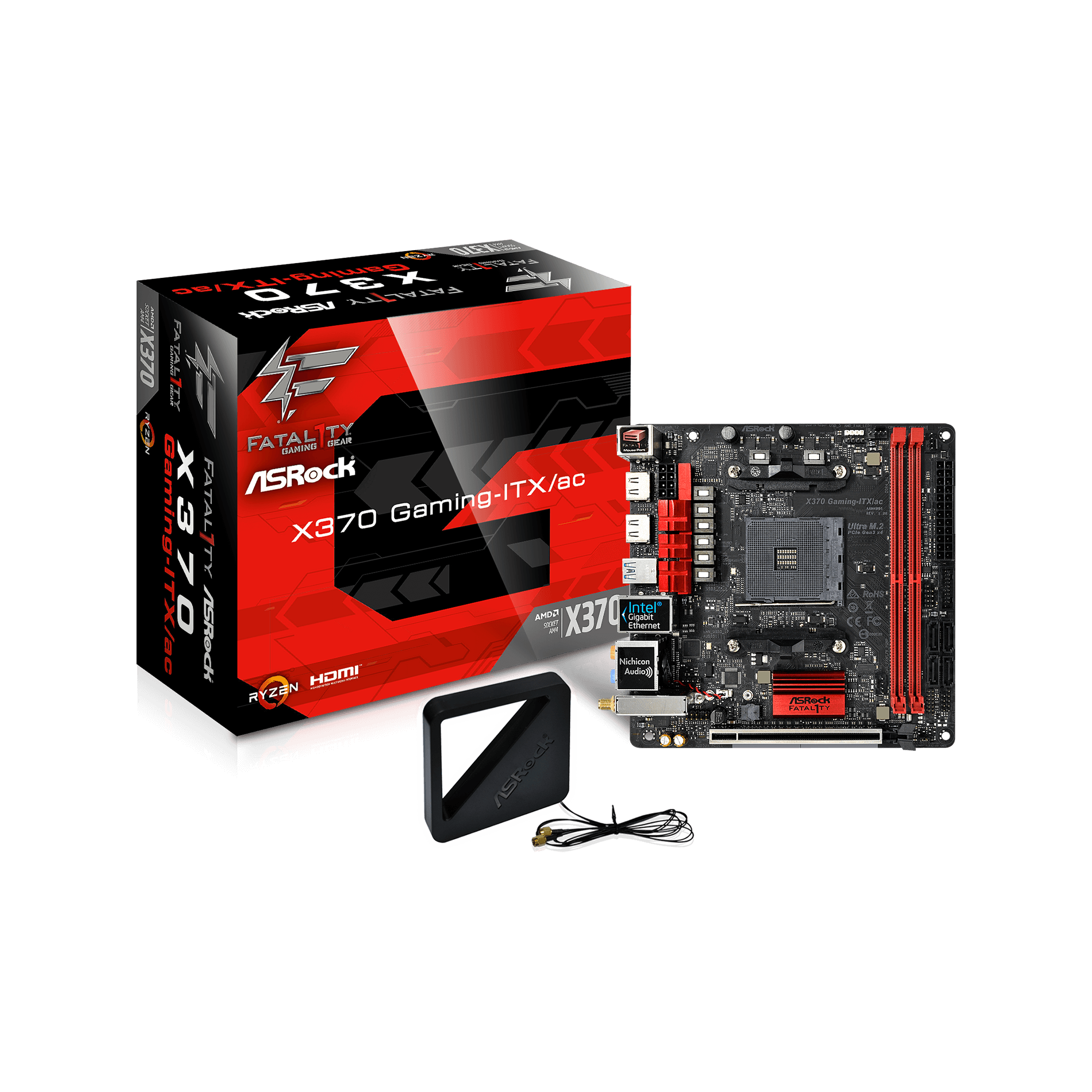 X370 Gaming-ITX/ac | ASRock(アスロック) SocketAM4 AMD X370 Mini