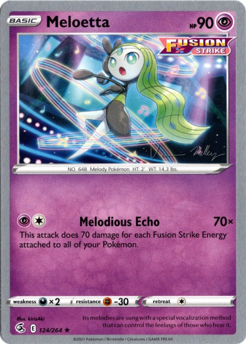 メロエッタ 海外版 英語版 Meloetta - 124/264 - WCS 2023 (Vance