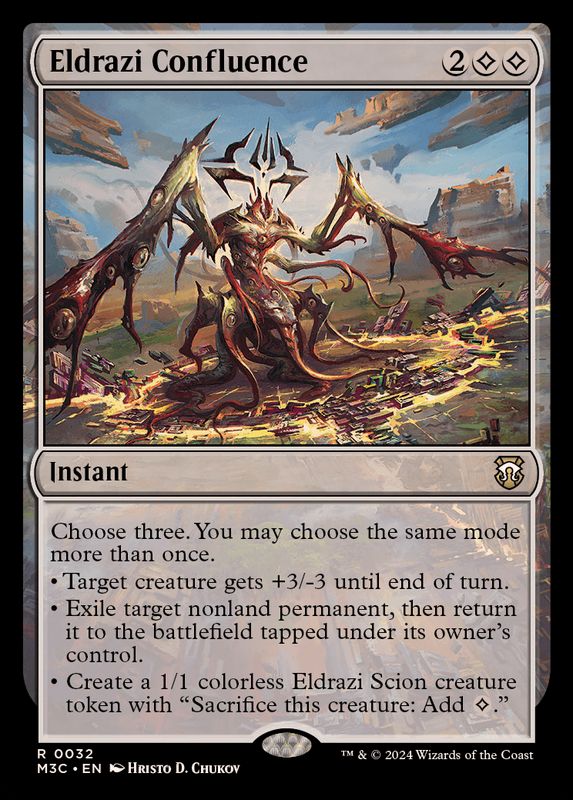 リップルFOIL)エルドラージの合流点/Eldrazi Confluence《英語》【M3C】