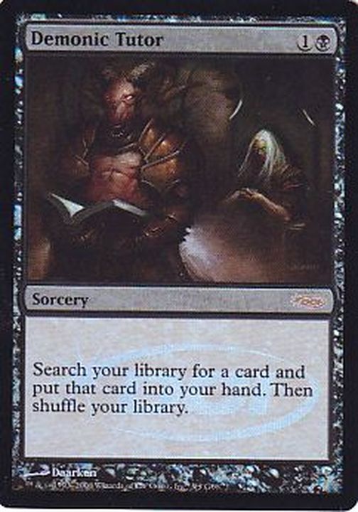 FOIL)悪魔の教示者/Demonic Tutor《英語》【Judge Promos】