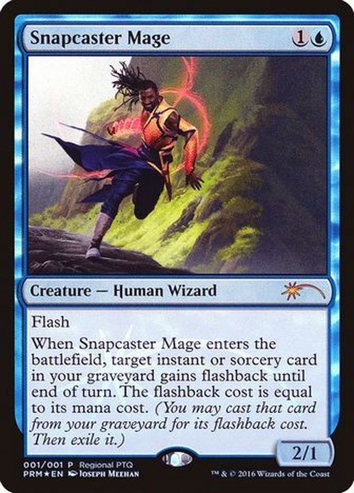FOIL)瞬唱の魔道士/Snapcaster Mage《英語》【Pro Tour Promos】
