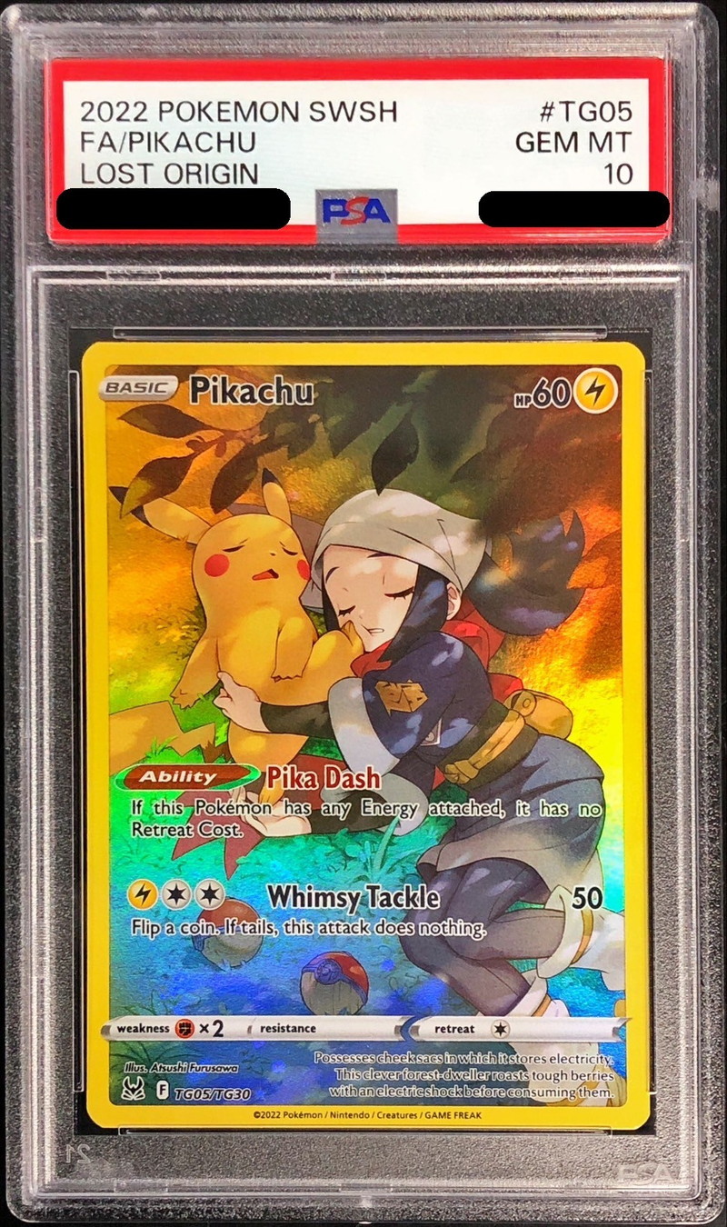 PSA10鑑定済〕ピカチュウ(CHR仕様/英語版)【-】{TG05/TG30}