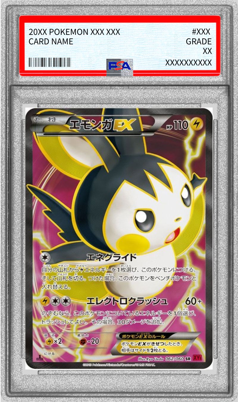 状態難/PSA10鑑定済〕エモンガEX【SR】{062/060}