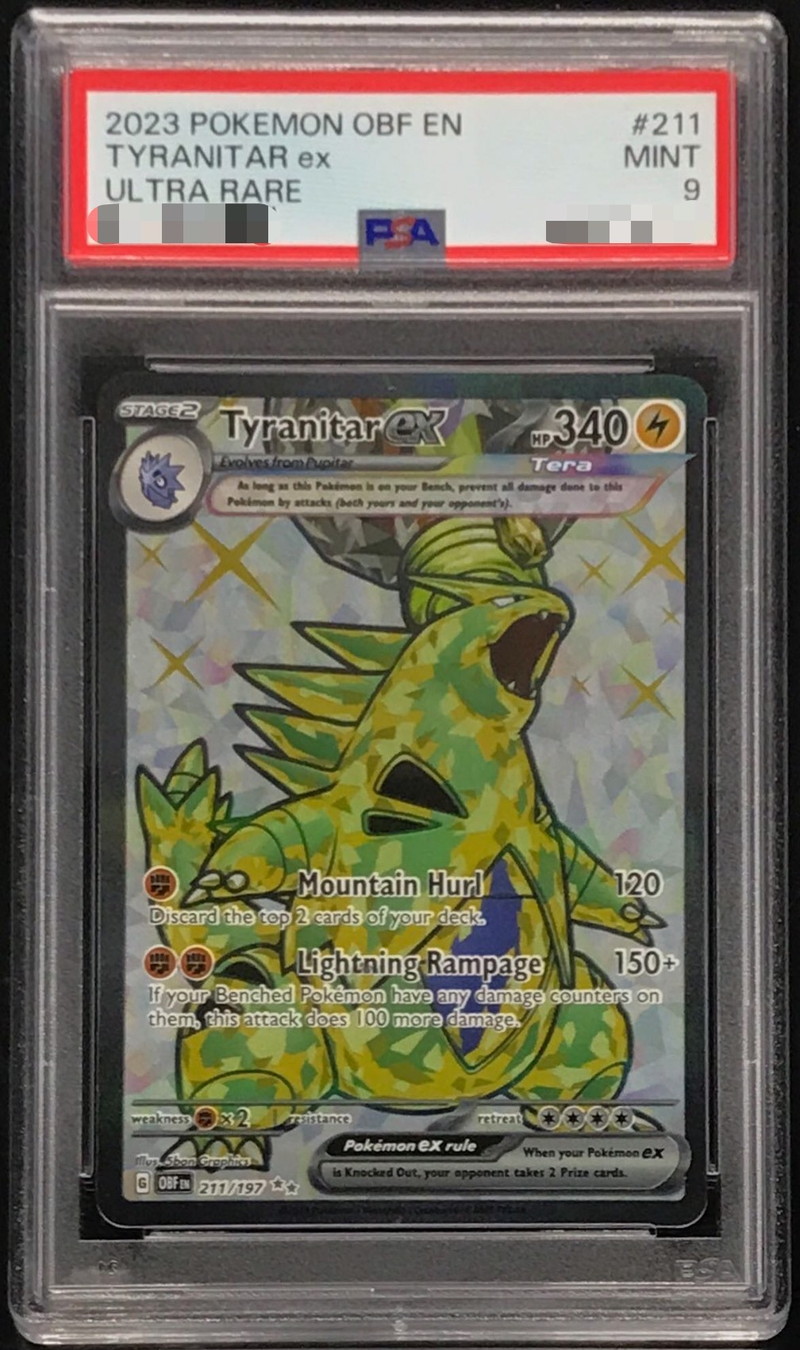PSA9鑑定済〕バンギラスex(英語版)【SR】{211/197}