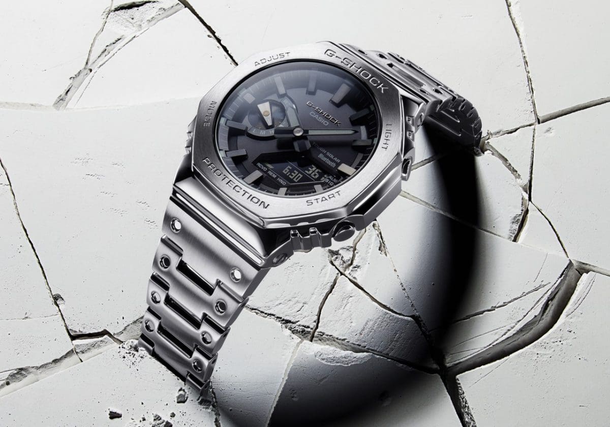 GMB2100D-1A | Silver Full-Metal Watch | Casio G-SHOCK