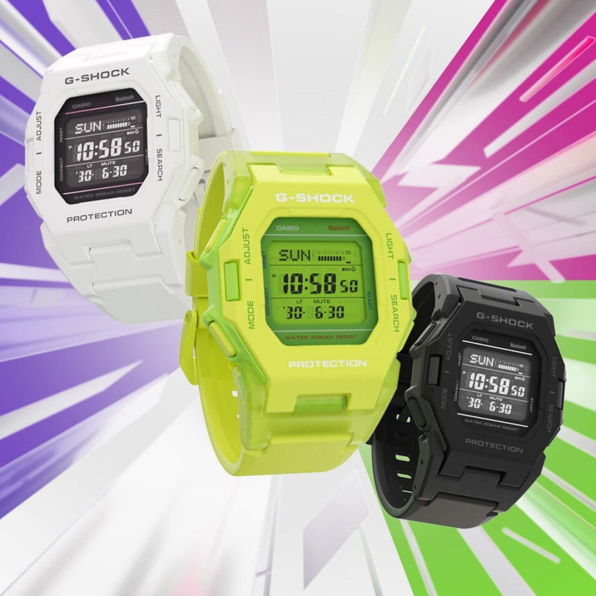 GDB500S-3 | Digital Green Step-Counter Watch | Casio G-SHOCK