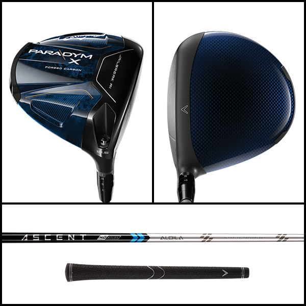 Callaway Women's Paradym X (left-handed, women's flex) - Clublender