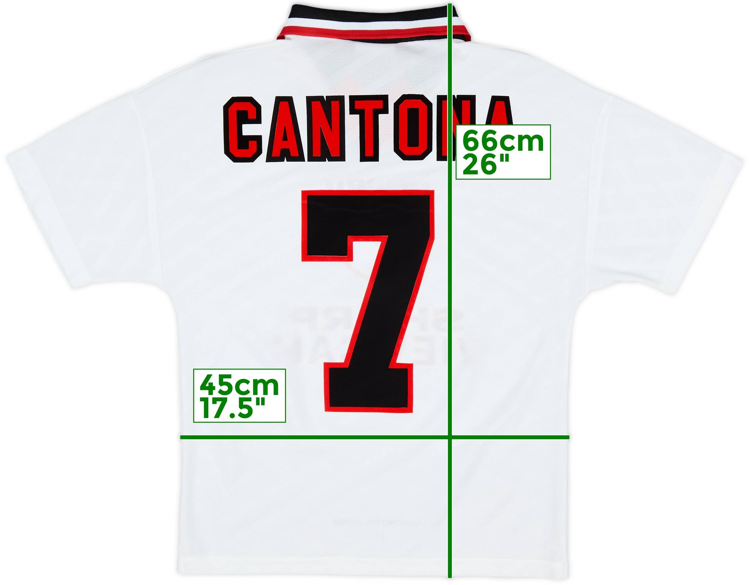 1996-97 Manchester United Away Shirt Cantona #7 - 8/10 - (Y)