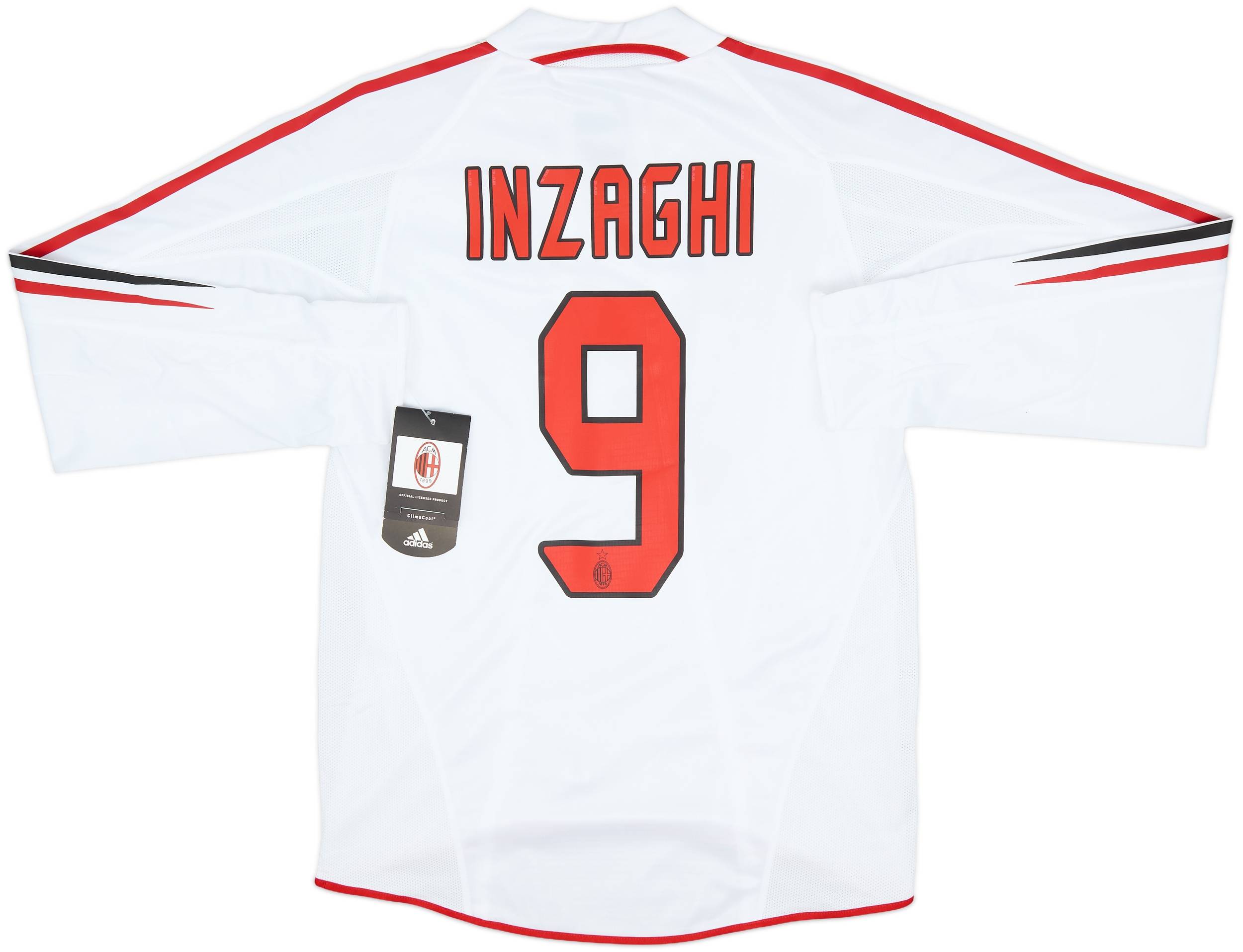 ACミラン インザーギ 9番 長袖 シャツ INZAGHI 06-07 ACミラン INZAGHI
