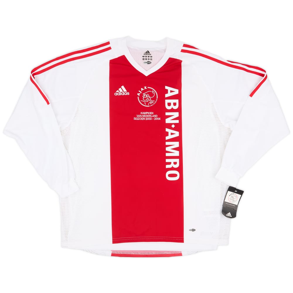 2003-04 Ajax Player Issue 'Kampioen' Home Shirt Sonck (XL)