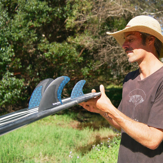 Futures Rasta Honeycomb Twin + 1 Fin Set – Cleanline Surf