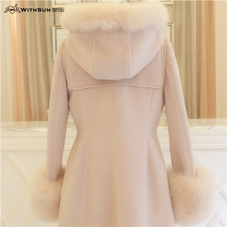 Happy×3コート・高品質・ダッフルリボンロングコート・リアル