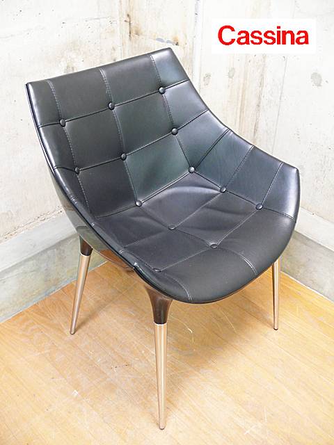 カッシーナ】Cassina 246 PASSION パシオン アームチェア 黒革