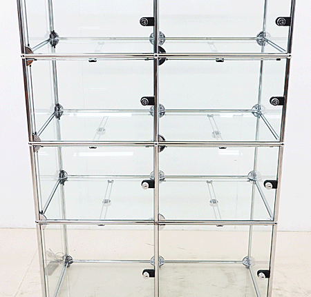 USM Haller】USMハラー 2列4段 キャビネット/コレクションケース