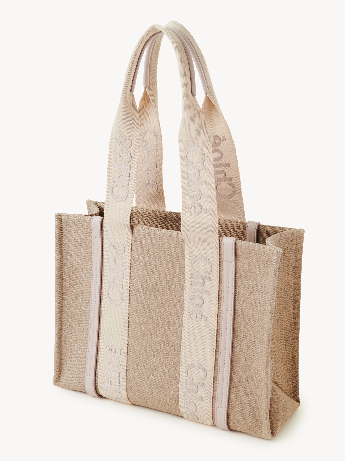 リネン製Woodyトートバッグ グレー - Chloé